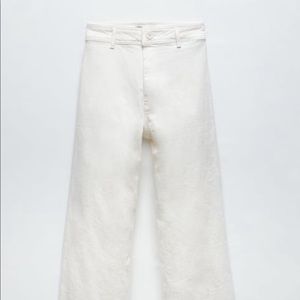 Zara white jeans